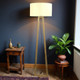 60W E27 Standing Lamp 1500mm Timber and White 60W E27 Standing Lamp 1500mm Timber and White